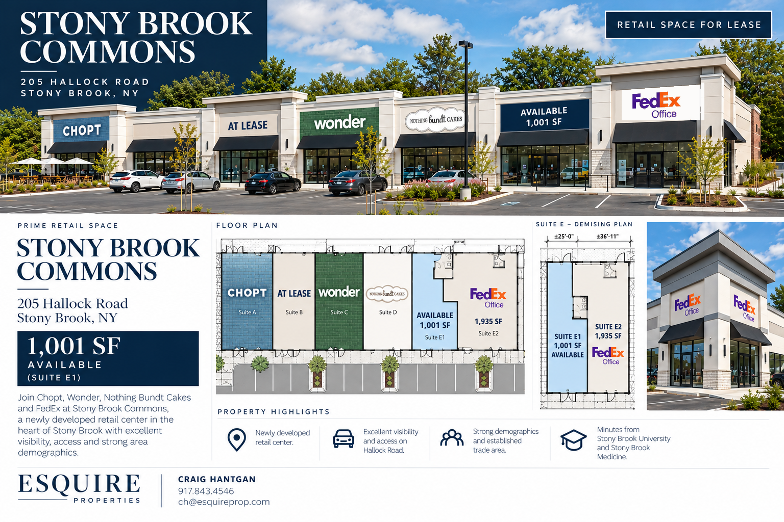 Stony Brook Commons architectural rendering